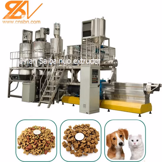 Gran oferta 2020, 100 kg-6 t/H, máquina automática para perros, gatos, peces, camarones, pájaros, mascotas, comida para aperitivos, extrusora de plantas, equipo de línea de producción, máquina de alimentación de peces