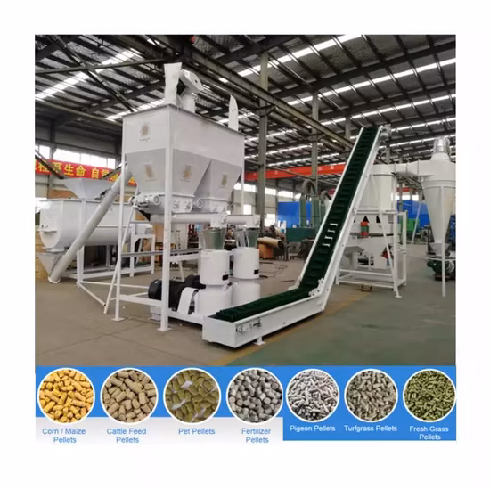 Gran oferta, línea de fabricación de pellets de madera, máquina para hacer pellets de paja de cáscara de arroz, línea de procesamiento de pellets de madera de residuos de tallo de maíz, precio