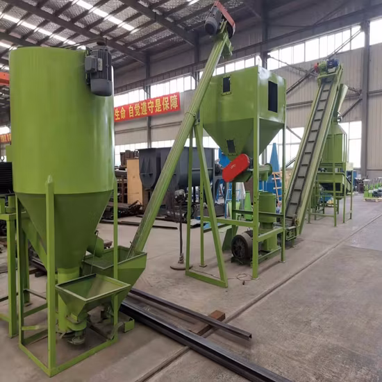 Línea de proceso de producción de máquina extrusora de molino de pellets de alimentación de alimentos para perros y gatos